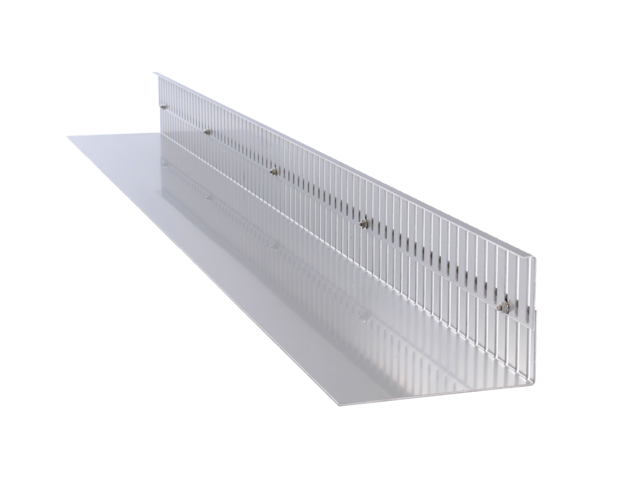In hoogte verstelbare Silex aluminium grindstop van Richard Brink met schroeven voor hoogteverstelling